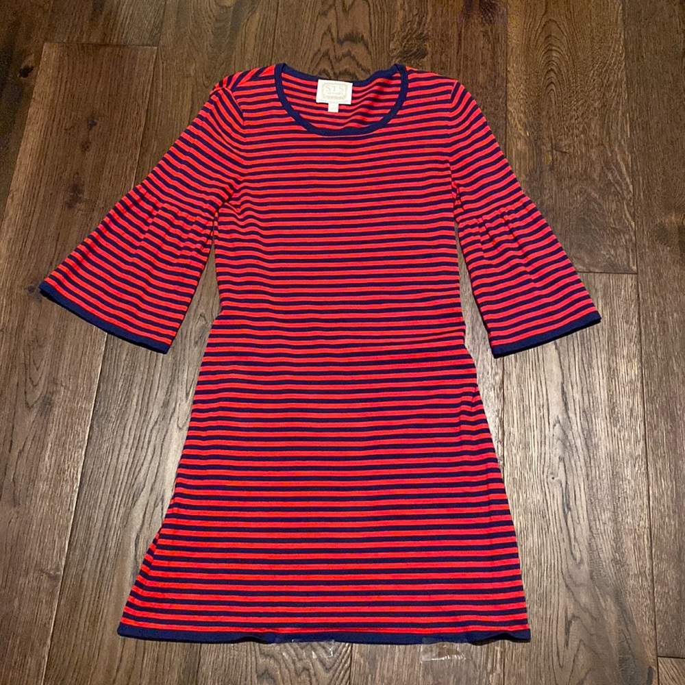 Sail to Sable Bell Sleeve Sweater Dress - Sz S